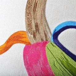 Jonathan Adler Bold Banana Beaded Wall Art