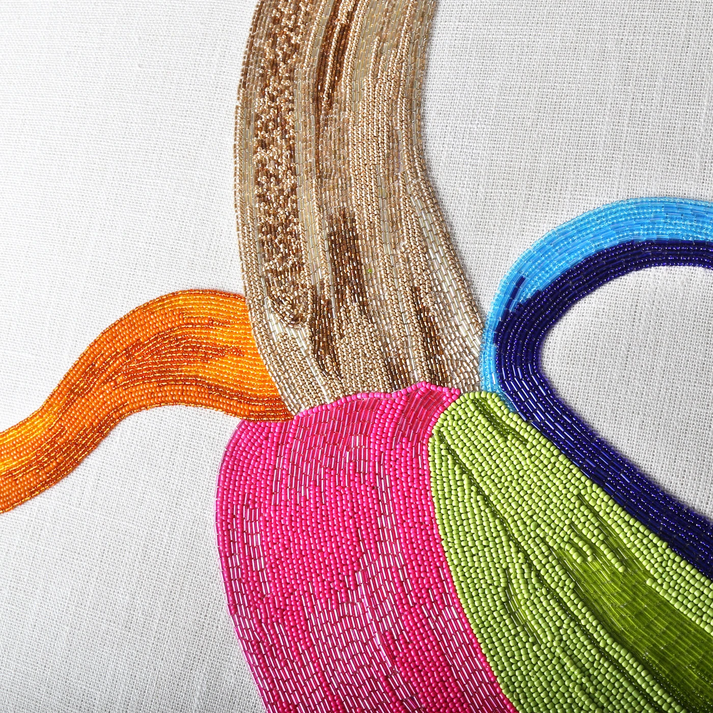 Jonathan Adler Bold Banana Beaded Wall Art