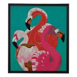 Jonathan Adler Flamingo Beaded Wall Art