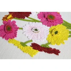 Jonathan Adler Flower Beaded Wall Art