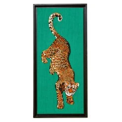 Jonathan Adler Leopard Beaded Wall Art