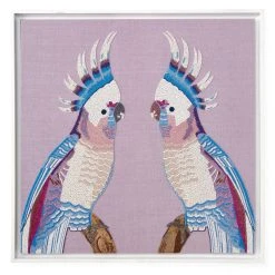 Jonathan Adler Parrots Beaded Wall Art