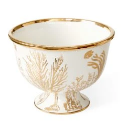 Jonathan Adler Botanist Coral Centerpiece Bowl Bowls