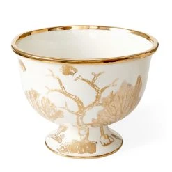 Jonathan Adler Botanist Coral Centerpiece Bowl Bowls
