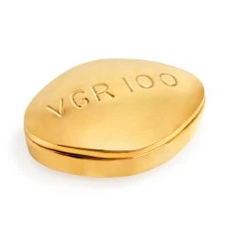 Jonathan Adler Boxes & Canisters Viagra Brass Pill Box
