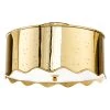 Jonathan Adler Brass Ripple Semi Flush Mount Flush Mounts