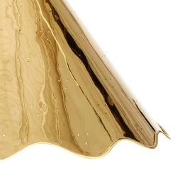 Jonathan Adler Chandeliers Large Brass Ripple Pendant