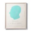 Jonathan Adler Carter Kustera Custom Silhouette And Text Portrait 19 X 15 Painting