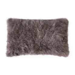 Jonathan Adler Cashmere Wool Fur Lumbar Pillow All Décor
