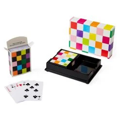 Jonathan Adler Checkerboard Lacquer Card Set Games