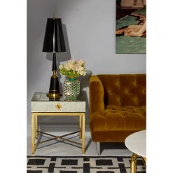 Jonathan Adler Table Lamps Versailles Table Lamp With Fabric Shade