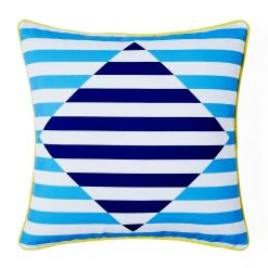 Jonathan Adler Flip Stripe Reversible Outdoor Pillow