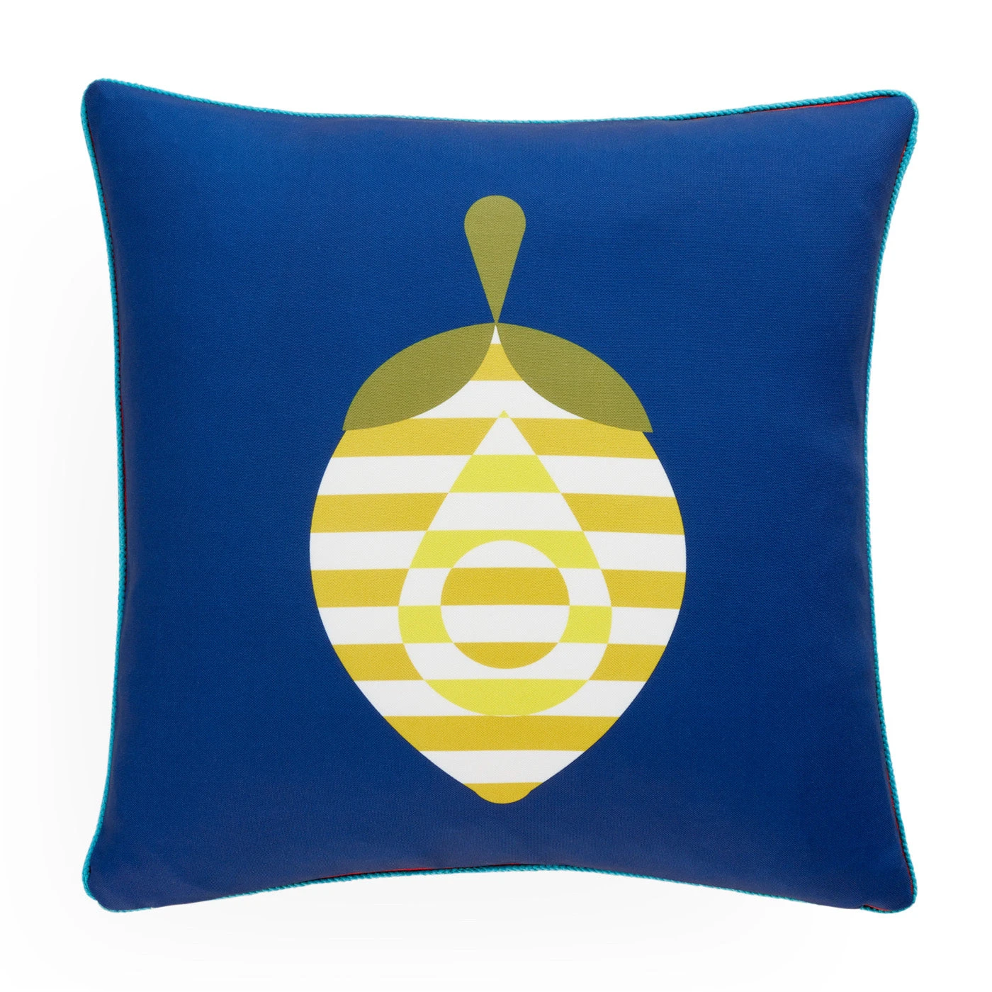 Jonathan Adler Fruit Stripe Reversible Outdoor Pillow