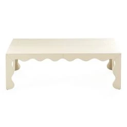 Jonathan Adler Flow Leather Cocktail Table New Furniture