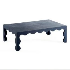 Jonathan Adler Flow Leather Cocktail Table New Furniture