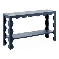 Jonathan Adler Flow Leather Console New Furniture