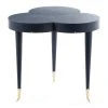 Jonathan Adler Flow Leather Trefoil Table New Furniture
