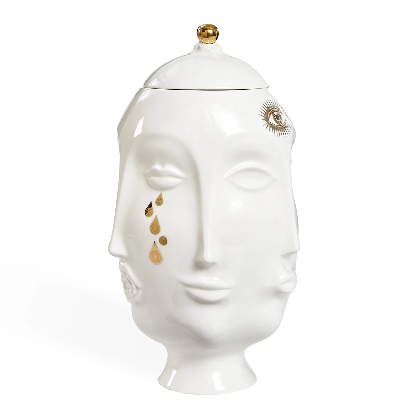 Jonathan Adler Vases Gilded Frida Urn
