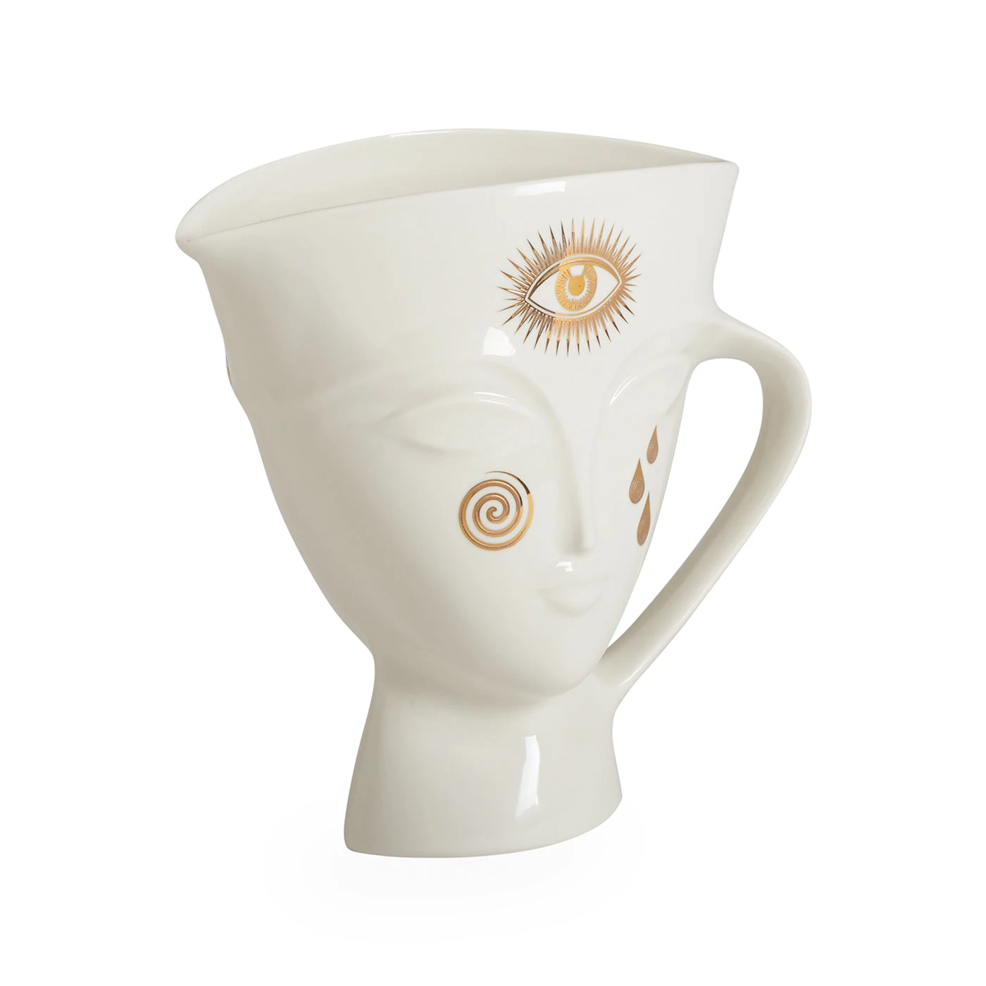 Jonathan Adler Gilded Giuliette Pitcher Serveware & Mugs