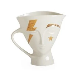 Jonathan Adler Gilded Giuliette Pitcher Serveware & Mugs