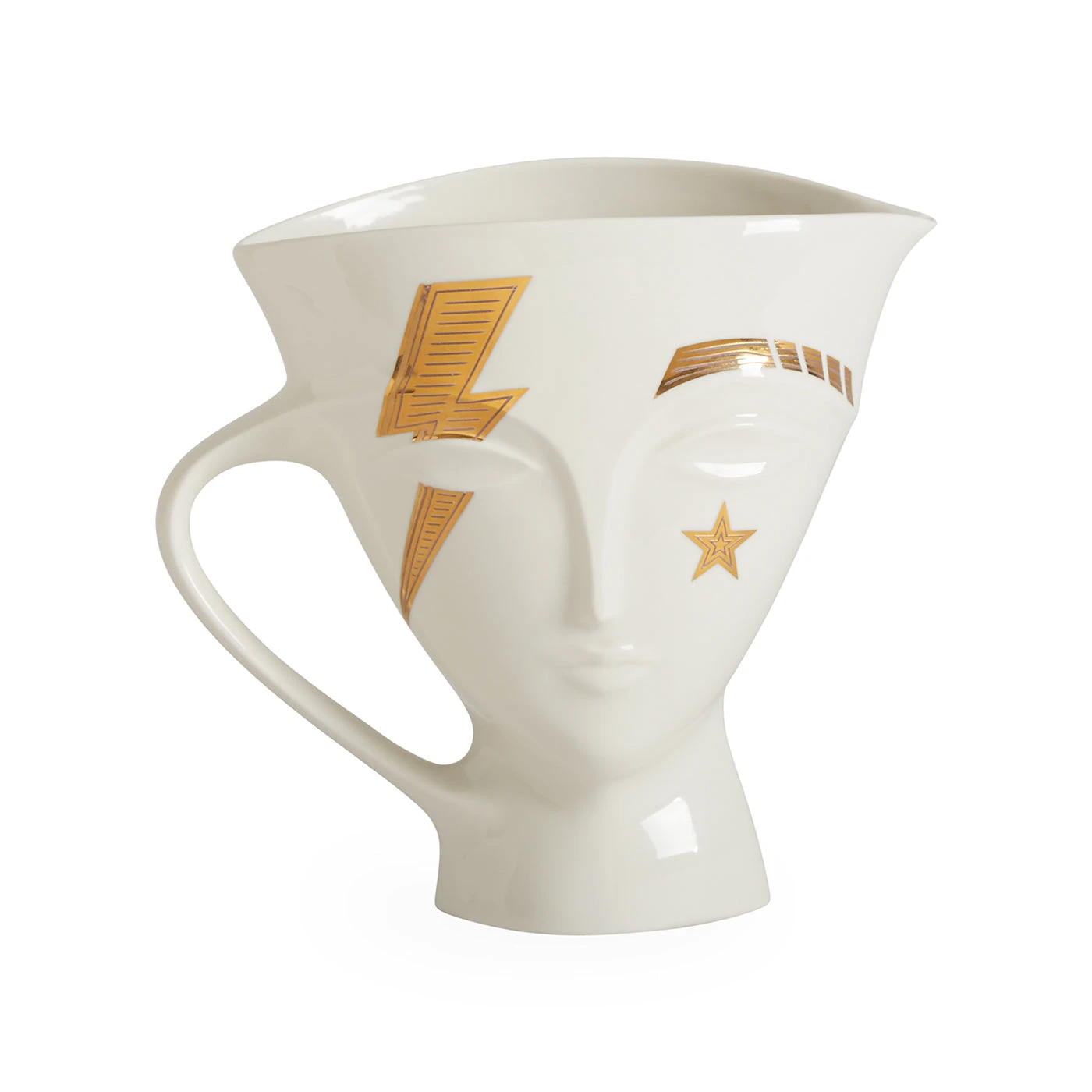 Jonathan Adler Gilded Giuliette Pitcher Serveware & Mugs