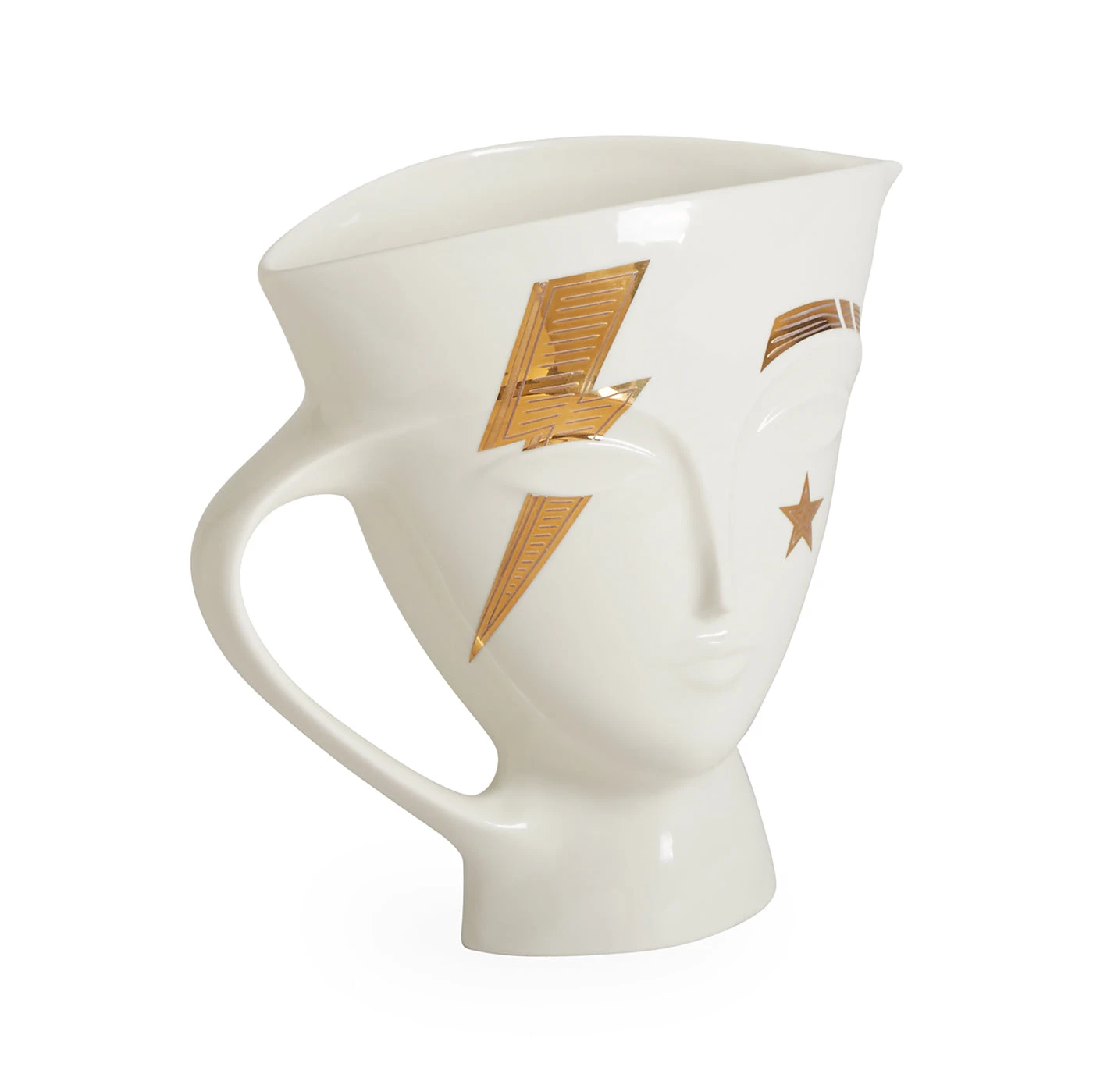 Jonathan Adler Gilded Giuliette Pitcher Serveware & Mugs