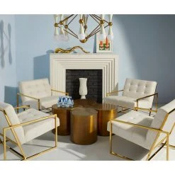 Jonathan Adler Better Together Bundles Brass Teardrop Table Duo Bundle