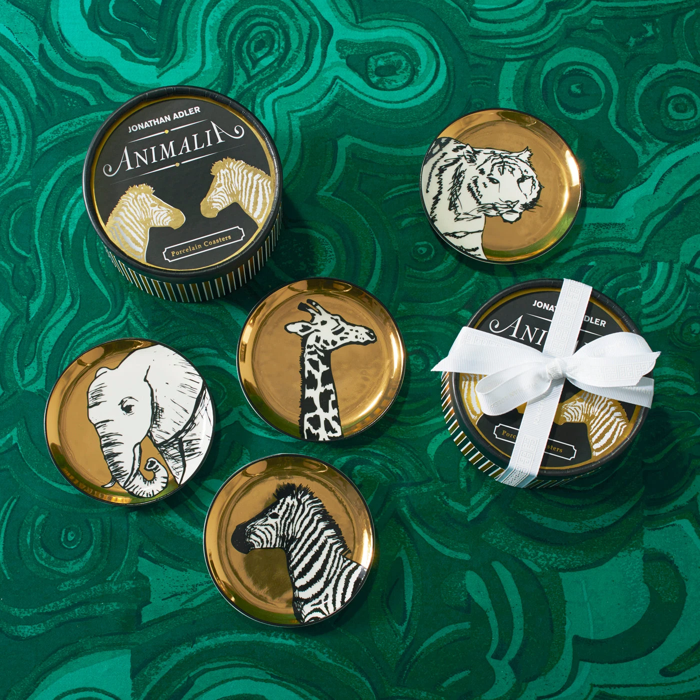 Jonathan Adler Animalia Coasters