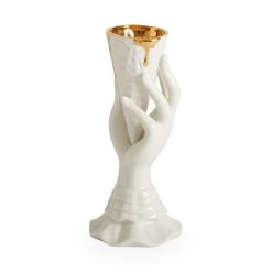 Jonathan Adler Gilded I-Scream Vase