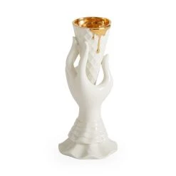 Jonathan Adler Gilded I-Scream Vase