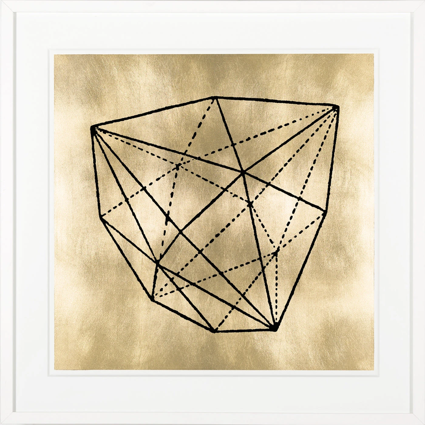 Jonathan Adler Goldleaf Krystalles 1 Print