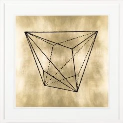 Jonathan Adler Goldleaf Krystalles 2 Print