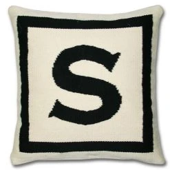 Jonathan Adler All Décor Reversible Letter Throw Pillow