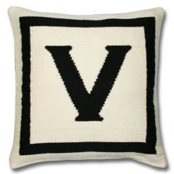 Jonathan Adler All Décor Reversible Letter Throw Pillow