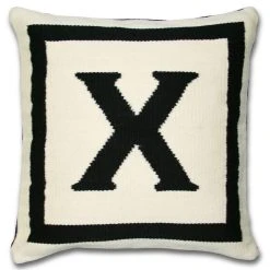 Jonathan Adler All Décor Reversible Letter Throw Pillow