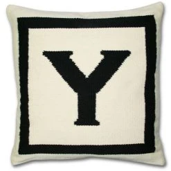 Jonathan Adler All Décor Reversible Letter Throw Pillow