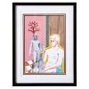 Jonathan Adler Luke Edward Hall "Theo With Coral And A Blue Chair" Print