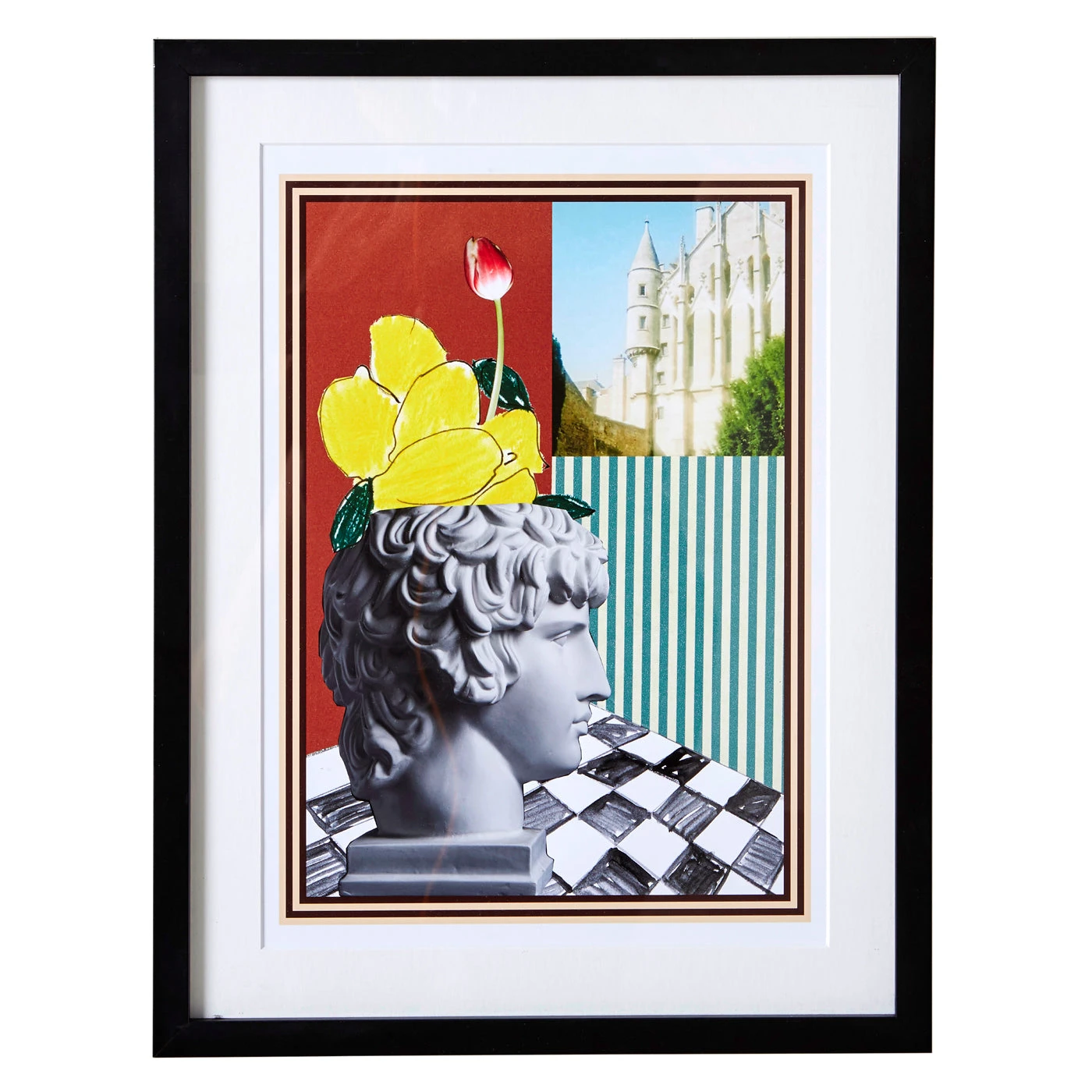 Jonathan Adler Print Luke Edward Hall "Antinous With Lemons And A Tulip"
