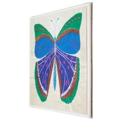 Jonathan Adler Print Paule Marrot, Butterfly Blue