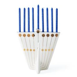 Jonathan Adler Peacock Menorah All Pottery