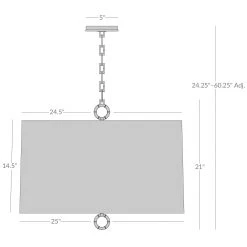 Jonathan Adler Chandeliers Large Meurice Pendant Light