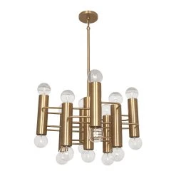 Jonathan Adler Milano Square Pendant Chandeliers