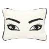 Jonathan Adler Bestsellers Eyes Needlepoint Throw Pillow