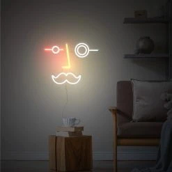 Jonathan Adler Monsieur, LED Neon Sign YELLOWPOP X Jonathan Adler