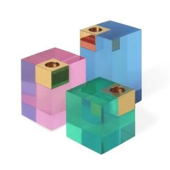 Jonathan Adler Candles & Candle Holders Medium Pink Monte Carlo Candle Holder