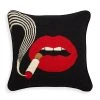 Jonathan Adler Lips Smolder Needlepoint Throw Pillow Bestsellers