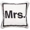 Jonathan Adler "Mrs." Needlepoint Throw Pillow