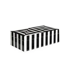 Jonathan Adler Small Op Art Lacquer Box Boxes & Canisters