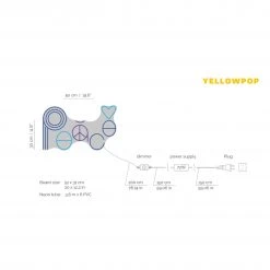 Jonathan Adler Peace, LED Neon Sign