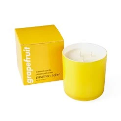 Jonathan Adler Three-Wick Grapefruit Pop Candle Candles & Candle Holders